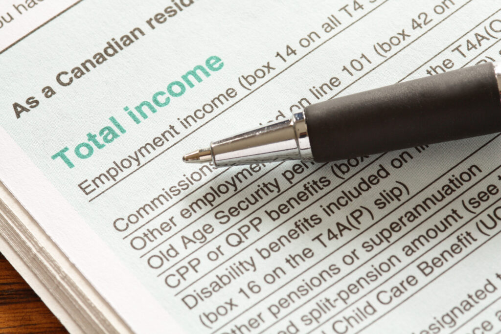 Photo of Income Form